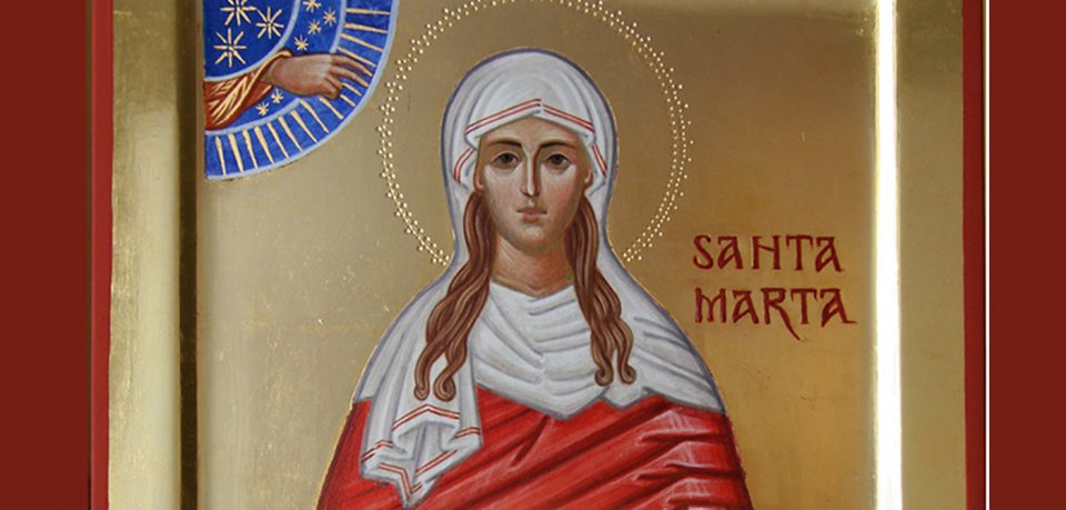 Oració a Santa Marta per ser recitada avui per demanar-li ajuda