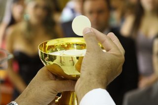 Because the sacrament of communion is central to Catholic beliefs