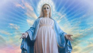 Kort bön uppenbarad av Vår Fru mycket kraftfull för att få nåd