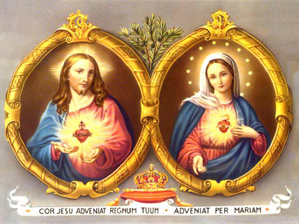 Coroncina dei due Sacri Cuori: la Madonna promette grandi grazie