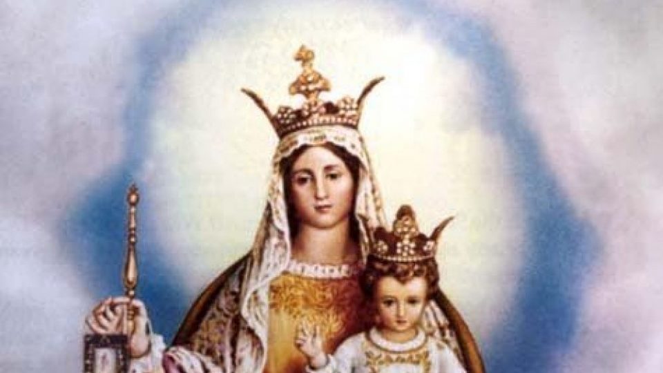 Imádság háromsága a Madonna del Carmine-hoz, hogy ma elinduljon, hogy segítséget kérjen