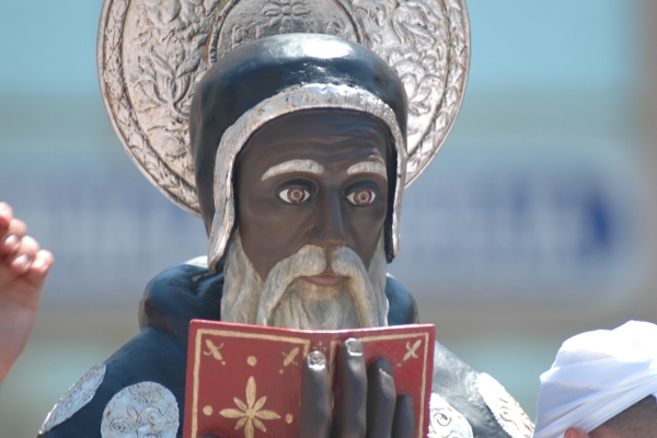 18 Haziran San Calogero. Bir lütuf istemek için Aziz'e dua