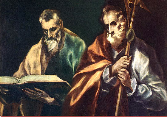 28月XNUMX日，圣西蒙（Santione）和吉達·阿波斯托利（GIUDA APOSTOLI）。 禱告