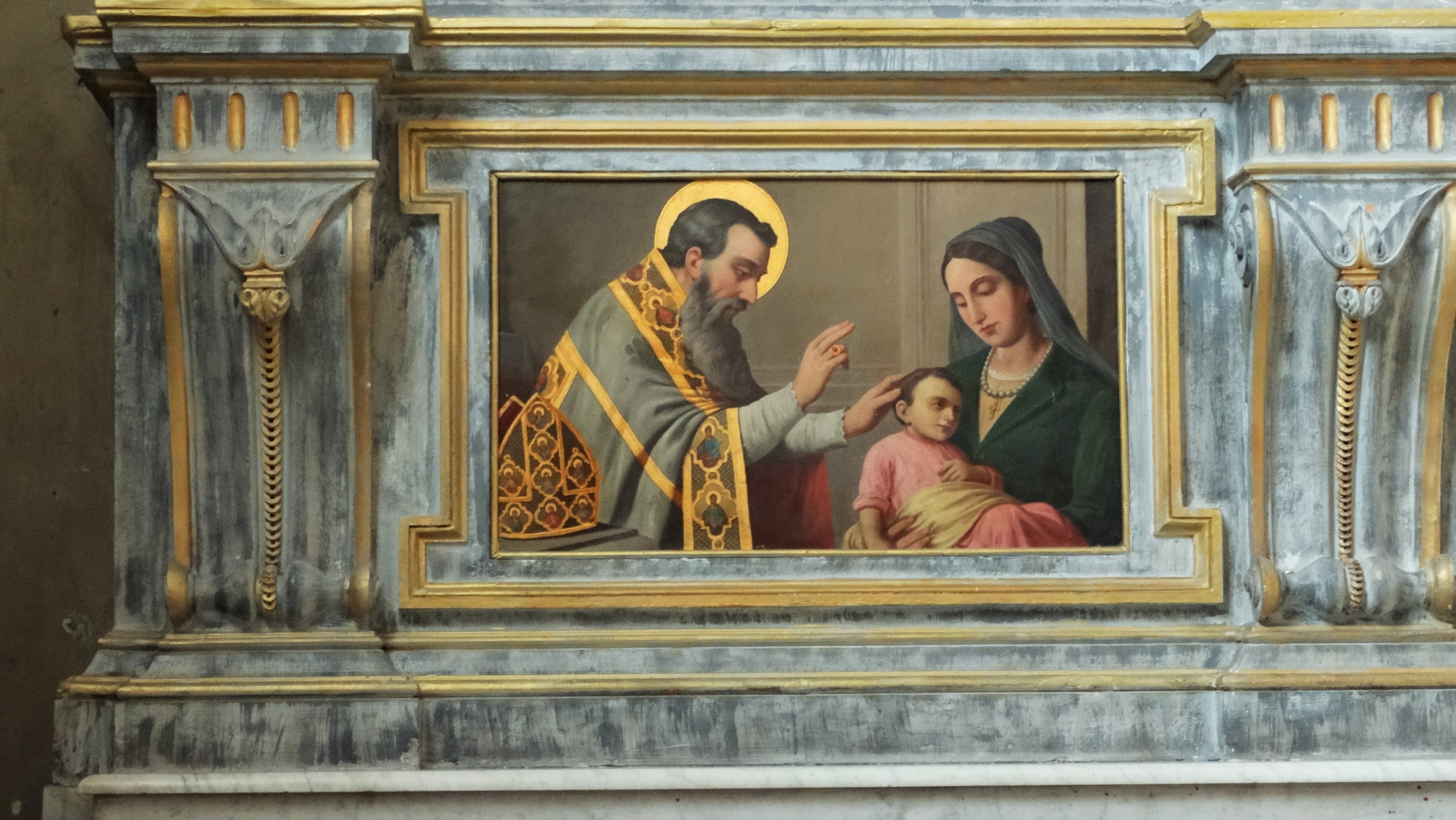 Молитва сегодня дома. Каньяччо ди Сан Пьетро картины. Деву Марию в портике Сан Пьетро.