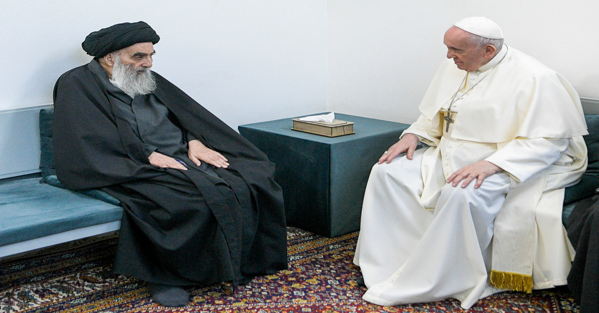 Papa Francesco predica la tolleranza in visita a Ur in Iraq
