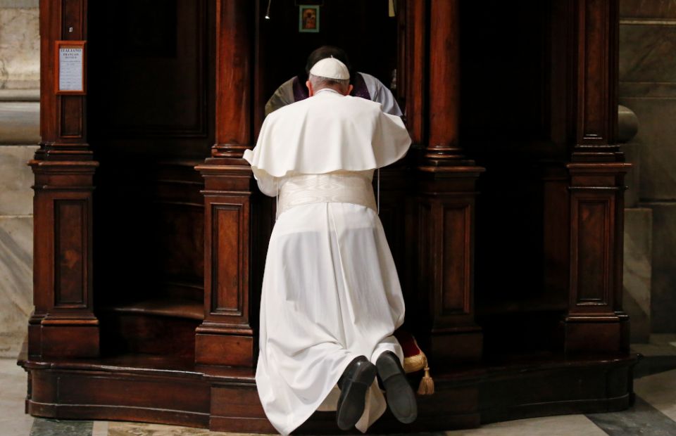 教宗向悔者们告别：做为安慰的父亲，兄​​弟，怜悯