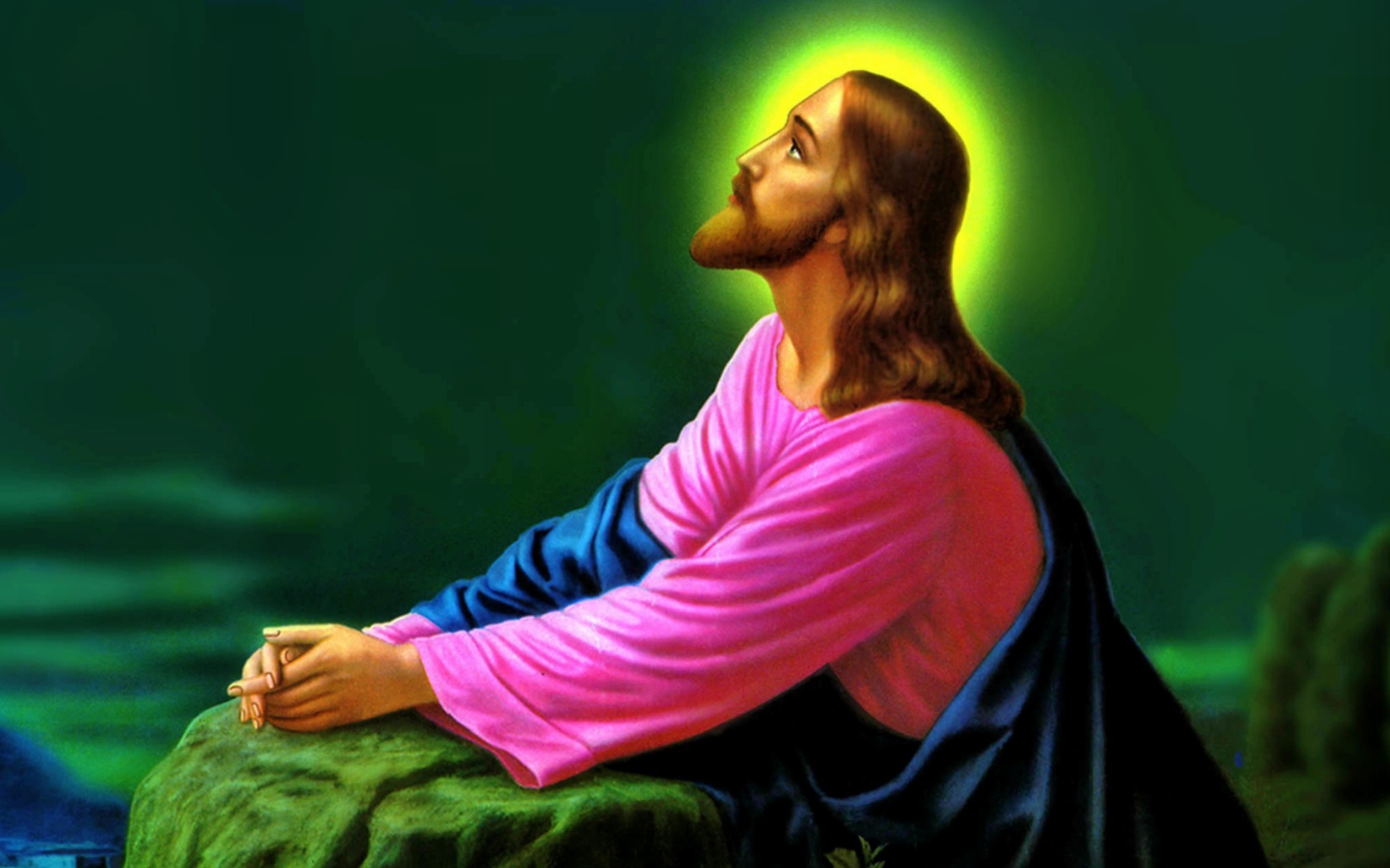 Wy leare fan Jezus hoe te bidden, dit is doe't Kristus de Heit spruts