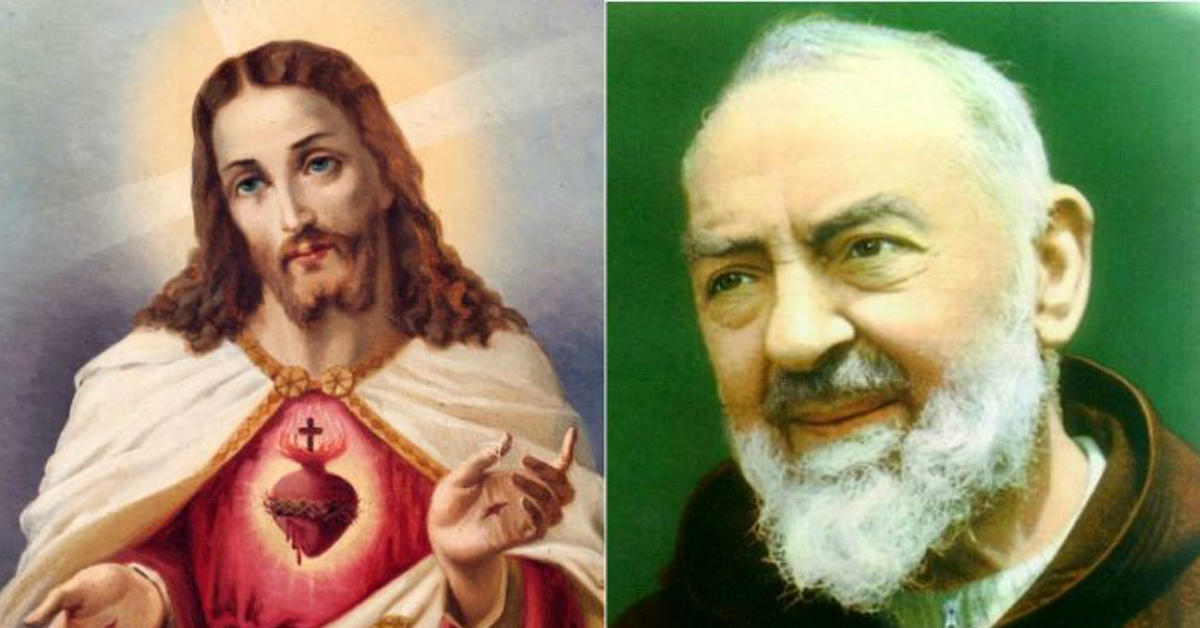 Como rezar ao Sagrado Coração de Jesus com a oração favorita do Padre Pio