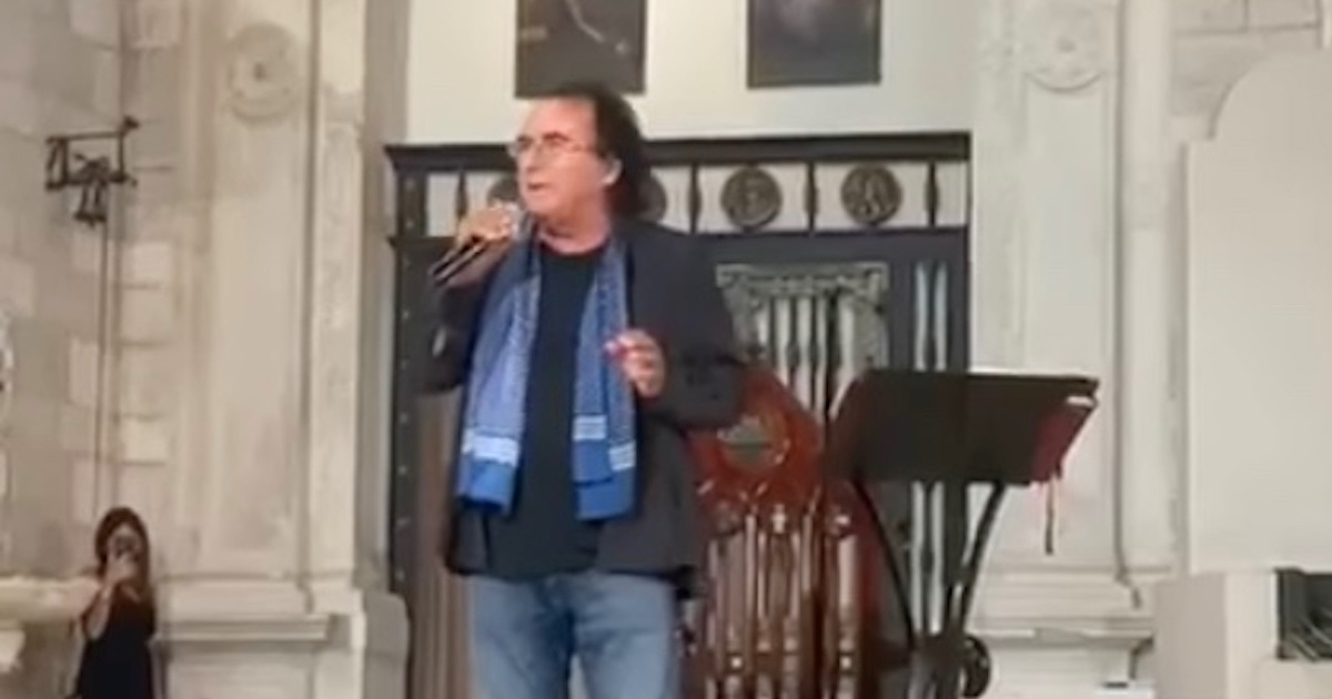 Al Bano laulaa kirkossa häissä ja piispa moittii häntä (VIDEO)
