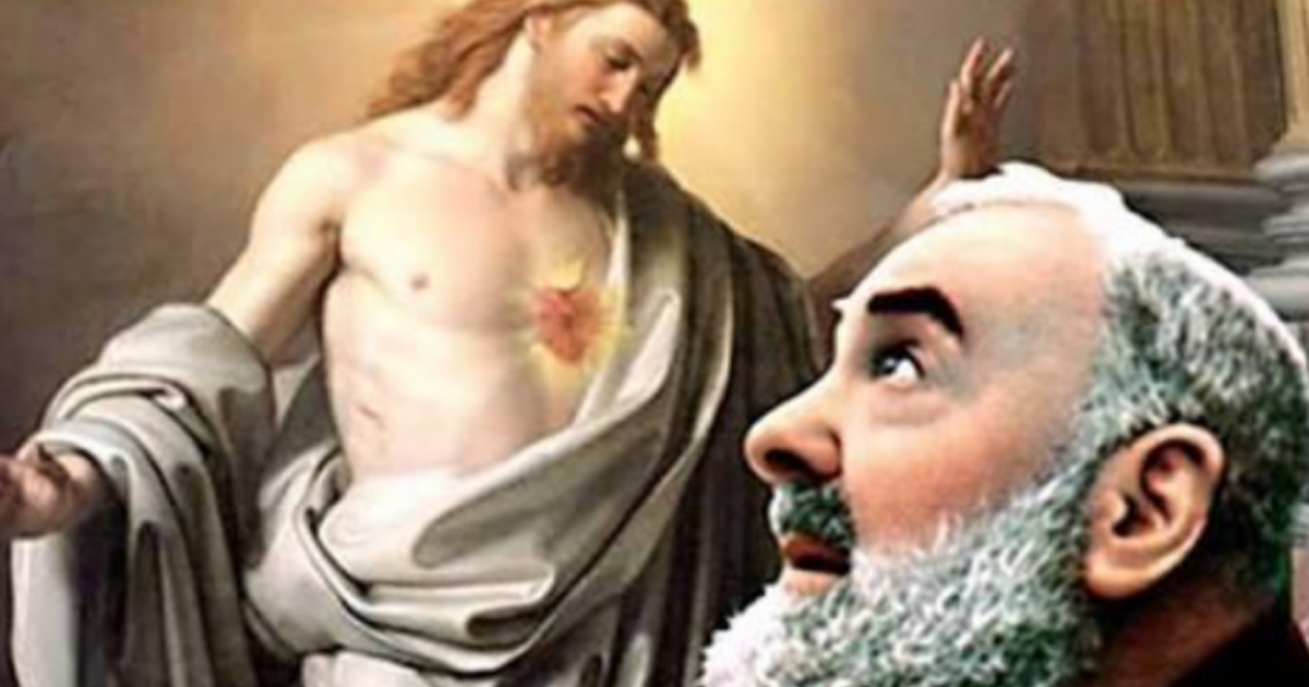 La preghiera di Padre Pio per il Sacro Cuore di Gesù