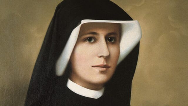 Saint Faustina Kowalska “Onyeozi nke Ebere Dị Nsọ” na nzukọ ya na Jizọs zutere