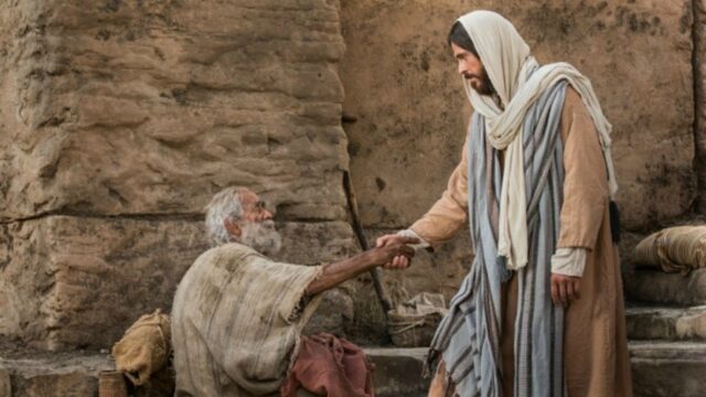 Världen behöver kärlek och Jesus är redo att ge honom den, varför gömmer han sig bland de fattiga och de mest behövande?