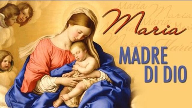 De geschiedenis van het feest van Maria SS. Moeder van God (gebed tot de Allerheiligste Maria)