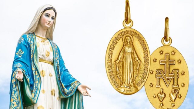 Молба на Пресвета Богородица на чудотворниот медал
