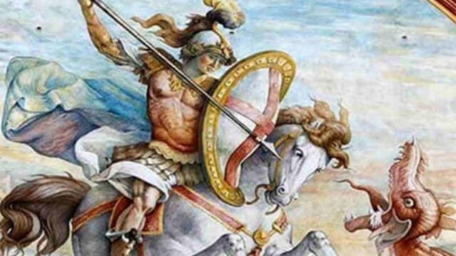 Saint George, myten, historien, förmögenheten, draken, en riddare vördad över hela världen