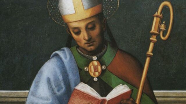San Costanzo e la Colomba che lo condusse alla Madonna della Misericordia