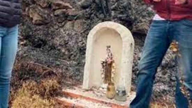 La Cappellina della Vergine del Carmelo intatta dopo l’incendio: un vero miracolo